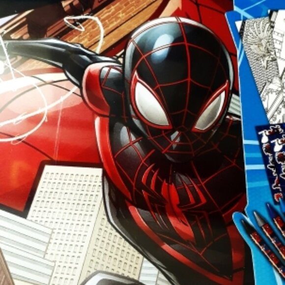 NEW!!! SEALED!!! Spider-Man Tin Stationary Set: over 200 pieces - Great Case!! - Picture 7 of 8